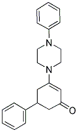 5-PHENYL-3-(4-PHENYLPIPERAZINYL)CYCLOHEX-2-EN-1-ONE Struktur