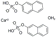 2-NAPHTHYL PHOSPHATE, CALCIUM SALT HYDRATE Struktur