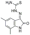 5,7-DIMETHYLISATIN, 3-THIOSEMICARBAZONE Struktur