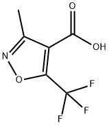 3-METHYL-5-(TRIFLUOROMETHYL)ISOXAZOLE-4-CARBOXYLIC ACID Struktur