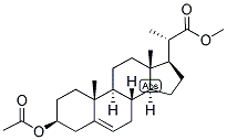 23,24-BISNOR-5-CHOLENIC ACID-3-BETA-OL ACETATE, METHYL ESTER Struktur