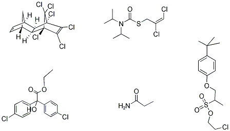 PESTICIDES MIXTURE Struktur