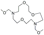 N,N'-BIS(METHOXYMETHYL)DIAZA-15-CROWN-5 Struktur