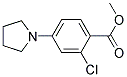 2-CHLORO-4-PYRROLIDIN-1-YL-BENZOIC ACID METHYL ESTER Struktur