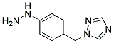 1-(4-Hydrazinobenzyl)-1,2,4-Triazole Struktur