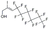 1H,1H,3H-Tridecafluoro-2-iodo-2-nonen-1-ol Struktur