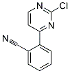 2-(2-Chloro-pyrimidin-4-yl)-benzonitrile Struktur