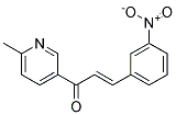 1-(6-METHYL-3-PYRIDYL)-3-(M-NITROPHENYL)-2-PROPEN-1-ONE Struktur