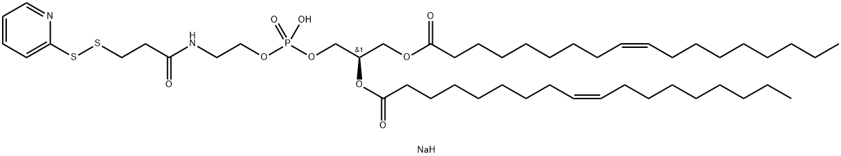 1,2-DIOLEOYL-SN-GLYCERO-3-PHOSPHOETHANOLAMINE-N-[3-(2-PYRIDYLDITHIO)PROPIONATE] Struktur