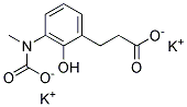 2-HYDROXY-3-(CARBOXYMETHYLAMINO)-HYDROCINNAMIC ACID, DIPOTASSIUM SALT Struktur