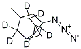 1-AZIDO-3,5-DIMETHYLADAMANTANE-D6 Struktur