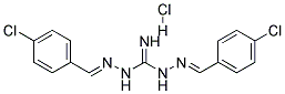 1,3-BIS[(P-CHLORIBENZYLIDENE)AMINO]GUANIDINE HYDROCHLORIDE Struktur