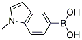 (1-METHYL-1H-INDOL-5-YL)-BORONIC ACID Struktur