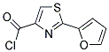 2-(2-FURYL)-1,3-THIAZOLE-4-CARBONYL CHLORID Struktur