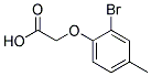 2-(2-BROMO-4-METHYLPHENOXY)ACETIC ACID Struktur