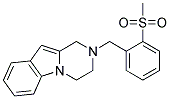 2-[2-(METHYLSULFONYL)BENZYL]-1,2,3,4-TETRAHYDROPYRAZINO[1,2-A]INDOLE Struktur