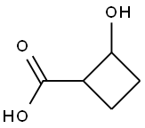 2-HYDROXYCYCLOBUTANECARBOXYLIC ACID Struktur