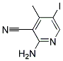 2-AMINO-3-CYANO-4-METHYL-5-IODOPYRIDINE Struktur