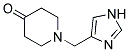 1-(1H-IMIDAZOL-4-YLMETHYL)-PIPERIDIN-4-ONE Struktur