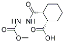 (1S,2R)-2-([2-(METHOXYCARBONYL)HYDRAZINO]CARBONYL)CYCLOHEXANECARBOXYLIC ACID Struktur