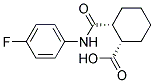 (1S,2R)-2-([(4-FLUOROPHENYL)AMINO]CARBONYL)CYCLOHEXANECARBOXYLIC ACID Struktur