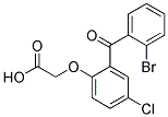 [2-(2-BROMO-BENZOYL)-4-CHLORO-PHENOXY]-ACETIC ACID Struktur