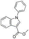 1-PHENYL-1H-INDOLE-3-CARBOXYLIC ACID METHYL ESTER Struktur