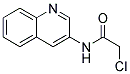 2-CHLORO-N-QUINOLIN-3-YL-ACETAMIDE Struktur