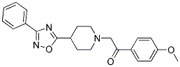 1-(4-METHOXYPHENYL)-2-[4-(3-PHENYL-1,2,4-OXADIAZOL-5-YL)PIPERIDIN-1-YL]ETHANONE Struktur