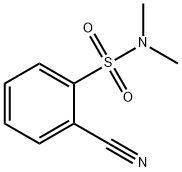 2-CYANO-N,N-DIMETHYLBENZENESULFONAMIDE Struktur