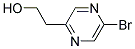 2-(5-Bromo-pyrazin-2-yl)-ethanol Struktur