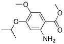 2-AMINO-4-ISOPROPOXY-5-METHOXY-BENZOIC ACID METHYL ESTER Struktur