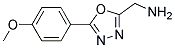 1-[5-(4-methoxyphenyl)-1,3,4-oxadiazol-2-yl]methanamine Struktur