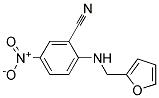 2-[(Furan-2-ylmethyl)-amino]-5-nitro-benzonitrile Struktur