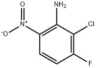 2-AMINO-3-CHLORO-4-FLUORONITROBENZENE Structure