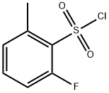 2-Fluoro-6-Methylbenzenesulfonyl Chloride Struktur