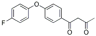 1-(4-(4-Fluorophenoxy)phenyl)butane-1,3-dione Struktur