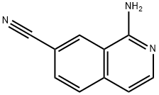 1-aminoisoquinoline-7-carbonitrile Struktur