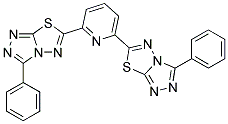 2,6-BIS(3-PHENYL-[1,2,4]TRIAZOLO[3,4-B][1,3,4]THIADIAZOL-6-YL)-PYRIDINE Struktur