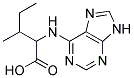 2-(9H-PURIN-6-YLAMINO)-3-METHYLPENTANOIC ACID Struktur