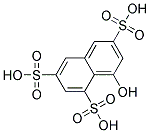 1-NAPHTHOL-3,6,8-TRISULFONIC ACID Struktur