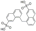 1,1-METHYLENE-BIS(7-NAPHTHALENE SULFONIC ACID) Struktur