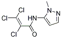 2,3,3-TRICHLORO-N-(1-METHYL-1H-PYRAZOL-5-YL)ACRYLAMIDE, TECH Struktur