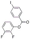 2,3-DIFLUOROPHENYL 4-IODOBENZOATE Struktur