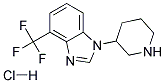 1-(PIPERIDIN-3-YL)-4-(TRIFLUOROMETHYL)-1H-BENZO[D]IMIDAZOLE HYDROCHLORIDE Struktur