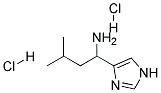 1-(1H-IMIDAZOL-4-YL)-3-METHYL-BUTYLAMINE 2HCL Struktur