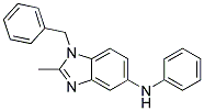 (1-BENZYL-2-METHYL-1H-BENZOIMIDAZOL-5-YL)-PHENYL-AMINE Struktur