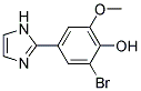 2-BROMO-4-(1H-IMIDAZOL-2-YL)-6-METHOXY-PHENOL Struktur