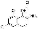 2-AMINO-6,8-DICHLORO-1,2,3,4-TETRAHYDRO-NAPHTHALEN-1-OL HYDROCHLORIDE Struktur