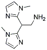 2,2-BIS-(1-METHYL-1H-IMIDAZOL-2-YL)-ETHYLAMINE Struktur